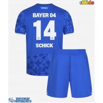Bayer Leverkusen Patrik Schick #14 Replica Third Minikit 2025-26 Short Sleeve (+ pants)
